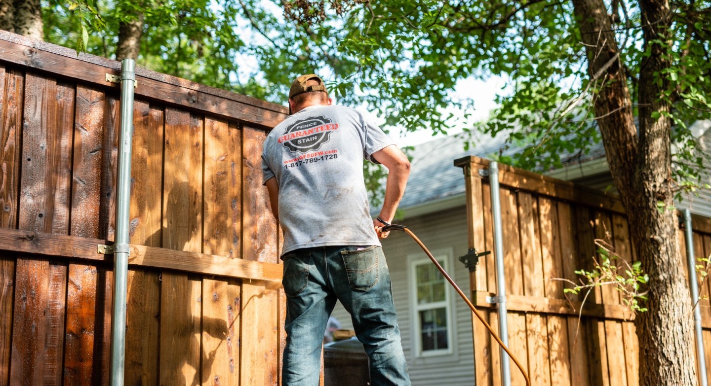 guaranteed fence staining